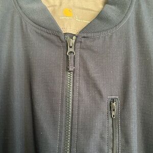 Carhartt Men's Dark Gray/Blue Bomber Jacket